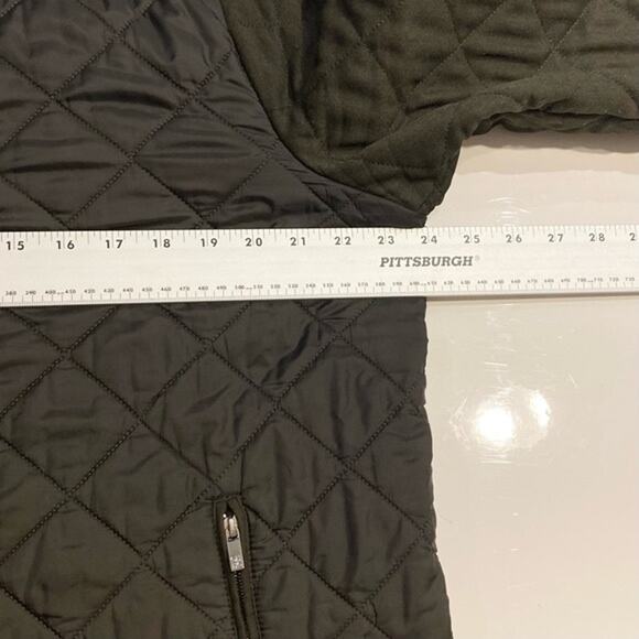 CAROLINA HERRERA Peacoat Men Large Wool Blend Pearl Snap Full Zip - Picture 12 of 14